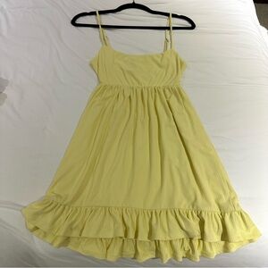 Privacy Please Yellow Mini Dress